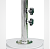 Umbrella Base with Wheels Powder Coated Freestanding 100 lb.