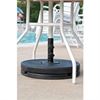 Concrete Filled 70 lb. Umbrella Base, Freestanding or Under Table Use