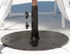 Powder Coated Steel 50 lb. Umbrella Base, Under Table Use 