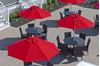 Marine Grade 7.5 Ft. Fiberglass Market Umbrella