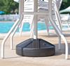 Concrete Filled 50 lb. Umbrella Base, Under Table Use 