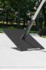 Powder Coated Steel 75 lb. Umbrella Base with Wheels, Freestanding Use