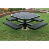 Thermoplastic Picnic Table Perforated Steel
