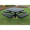 Thermoplastic Picnic Table Perforated Steel
