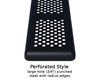 Square Thermoplastic Steel Picnic Table Perforated Style