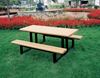 6 foot Recycled Plastic Rectangular Commercial Picnic Table