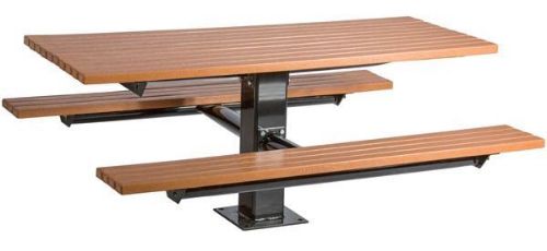 6 ft Rectangular Recycled Plastic Picnic Table