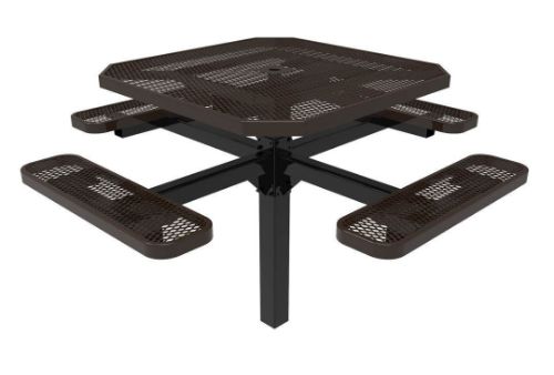 Octagonal Pedestal Picnic Table RHINO Thermoplastic