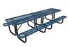 RHINO Quick Ship 10 Foot Thermoplastic Steel Picnic Table, Portable