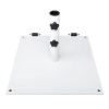 Powder Coated Steel Umbrella Base with Wheels