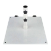 Powder Coated Steel Umbrella Base with Wheels