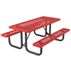 6 ft. Rectangular Thermoplastic Steel Picnic Table, Regal Style