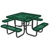 Square Thermoplastic Steel Picnic Table Ultra Leisure