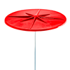 Umbrella 7 1/2 Foot Round Fiberglass Galvanized
