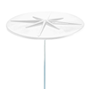 Umbrella 7 1/2 Foot Round Fiberglass Galvanized