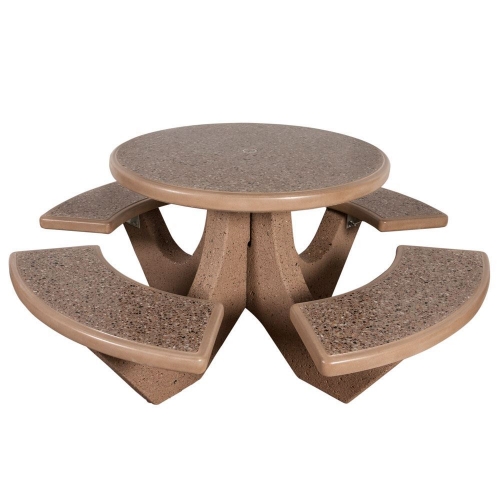 	Concrete Round Picnic Table