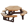 6 foot Hexagon Recycled Plastic Picnic Table