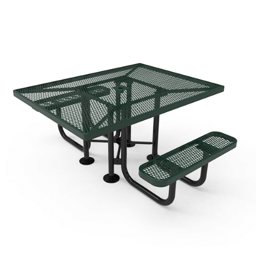 ADA ELITE 2-Seat Picnic Table - Expanded Metal