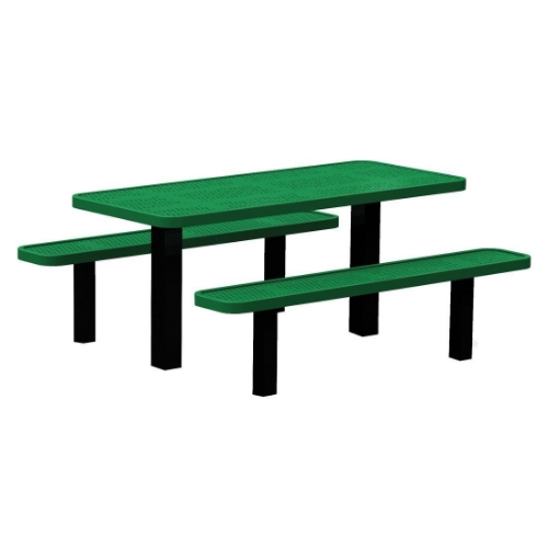  Perforated Steel Picnic Table
