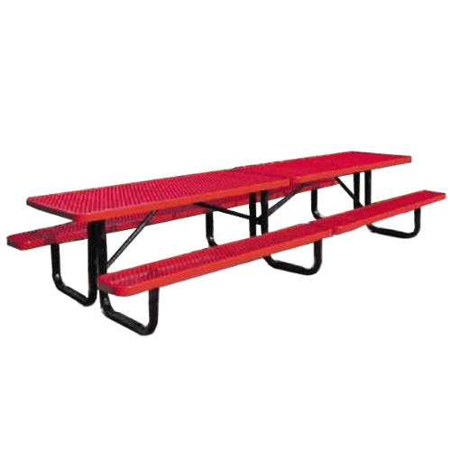 12 Ft. Rectangular Expanded Thermoplastic Steel Picnic Table