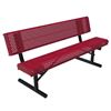 6 Ft. ELITE Backed Rolled Edge Bench