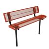 6 Ft. ELITE Backed Rolled Edge Bench