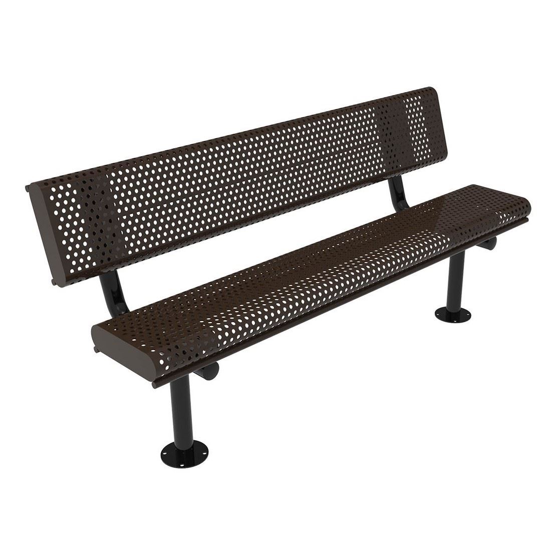 4 ft ELITE Backed Bench | Picnic Table Supplier