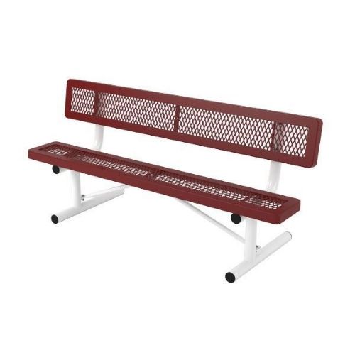 Regal Expanded Metal Backed Bench