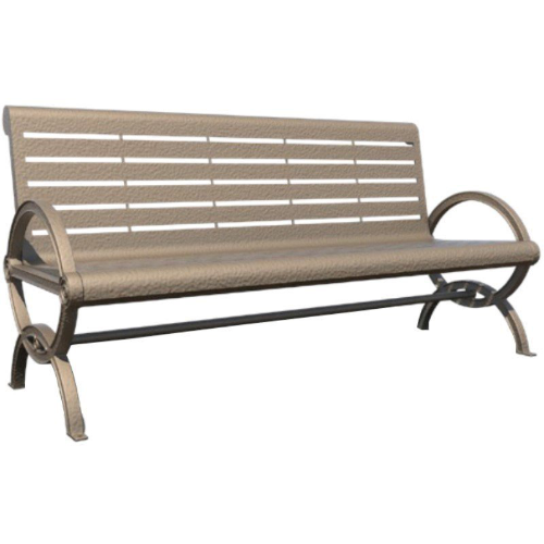 Cast aluminum park bench hotsell