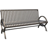 Gateway Cast Aluminum Backed Bench
