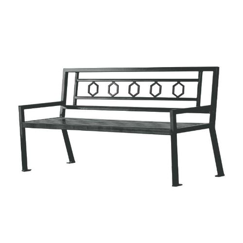 Biscayne Steel Bench