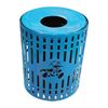Personalized Logo Diamond Perforated Trash Can
