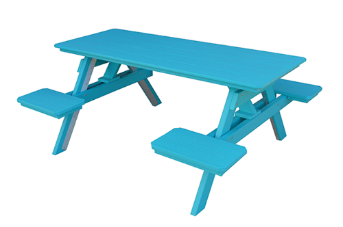 6 Ft. ADA Traditional Recycled Plastic Picnic Table