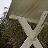 Economy Crossleg Wooden Spruce Picnic Table