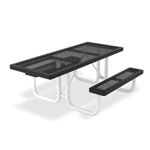 T6RCHDCP -  6 Ft. ADA Single End Regal Style Rectangular Thermoplastic Steel Picnic Table